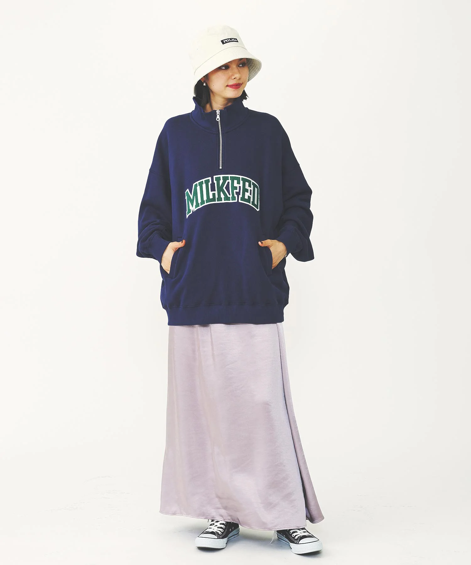 COLLEGE LOGO HALF ZIP TOP - Image 18