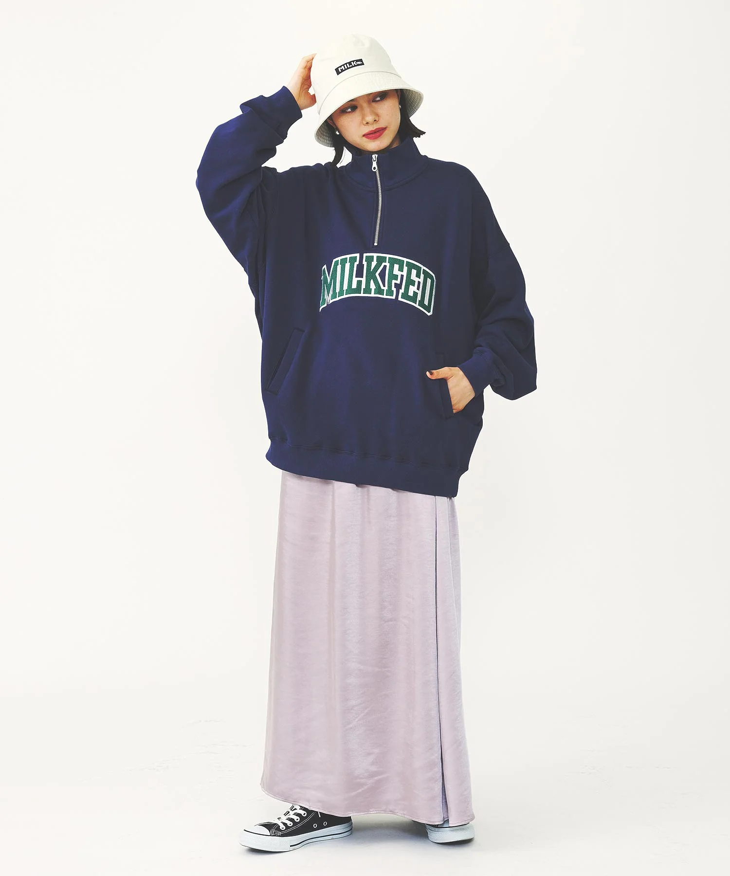 COLLEGE LOGO HALF ZIP TOP - Image 19