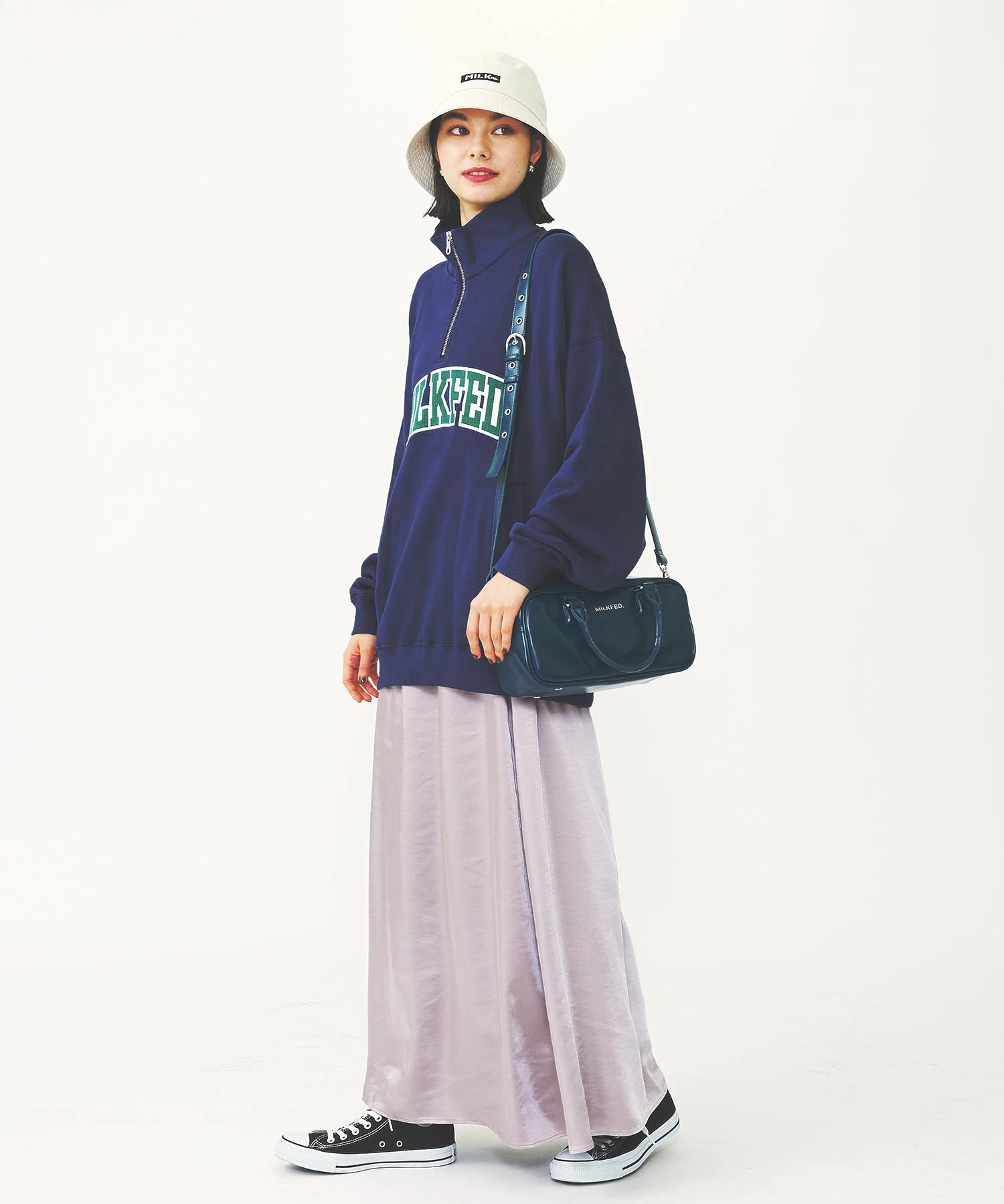 COLLEGE LOGO HALF ZIP TOP - Image 23