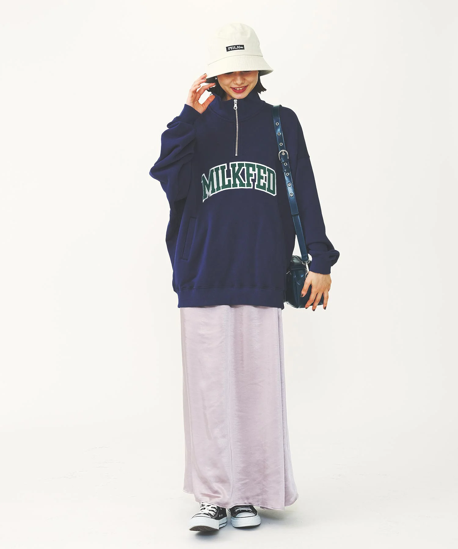 COLLEGE LOGO HALF ZIP TOP - Image 24