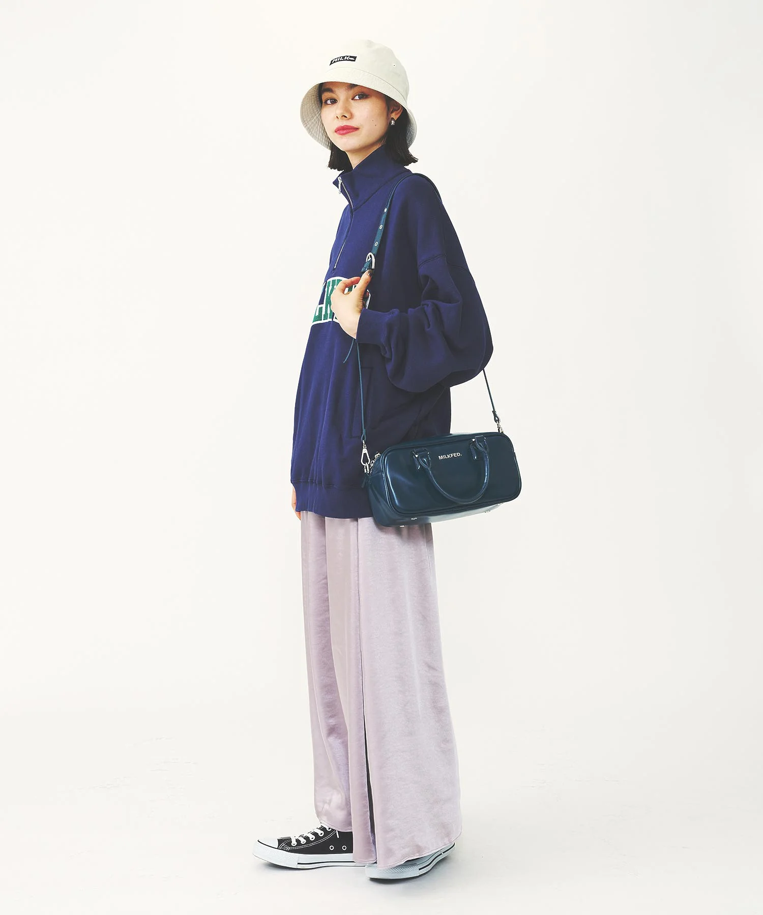 COLLEGE LOGO HALF ZIP TOP - Image 25