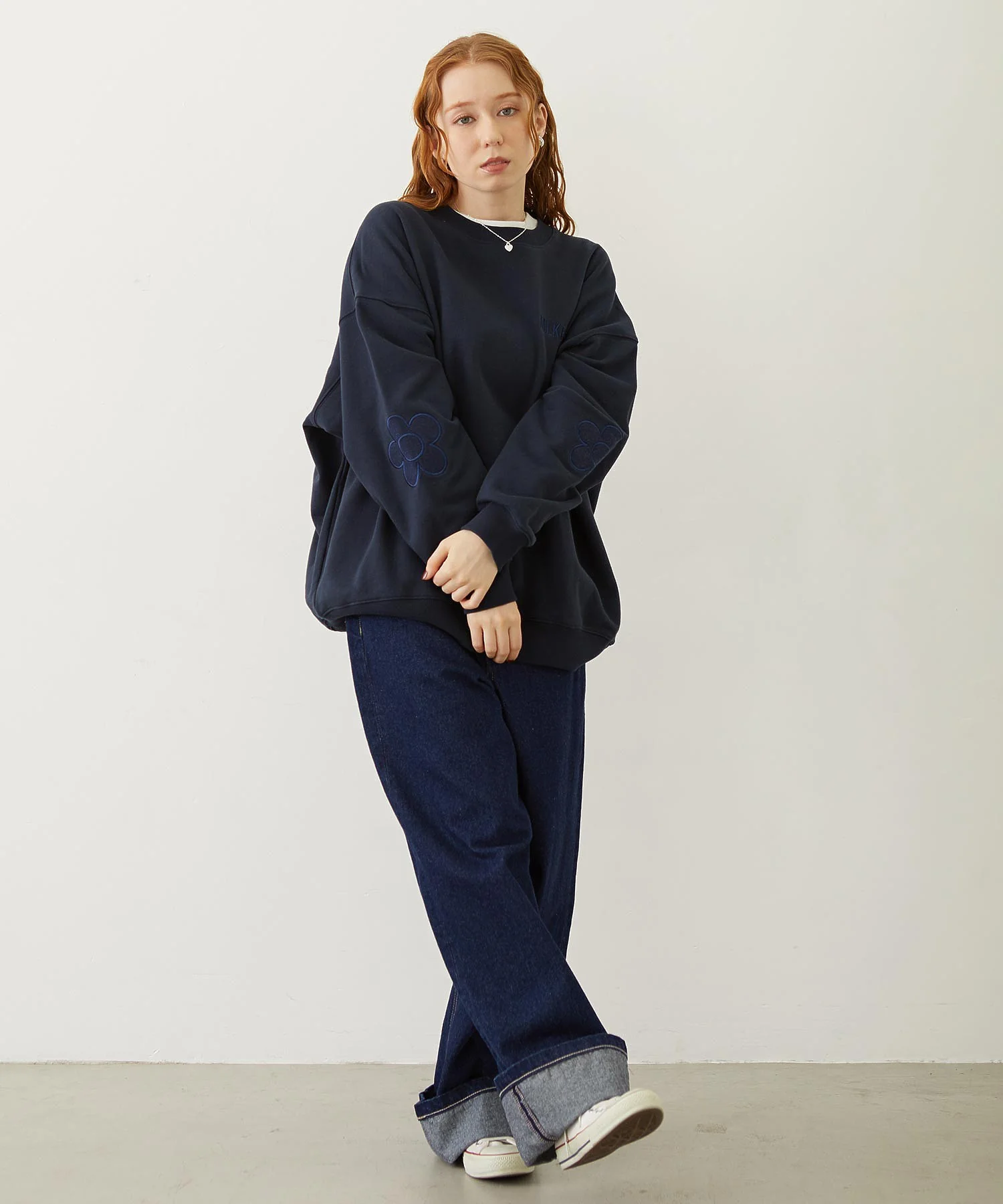 FLOWER ELBOW PATCH SWEAT TOP - Image 24