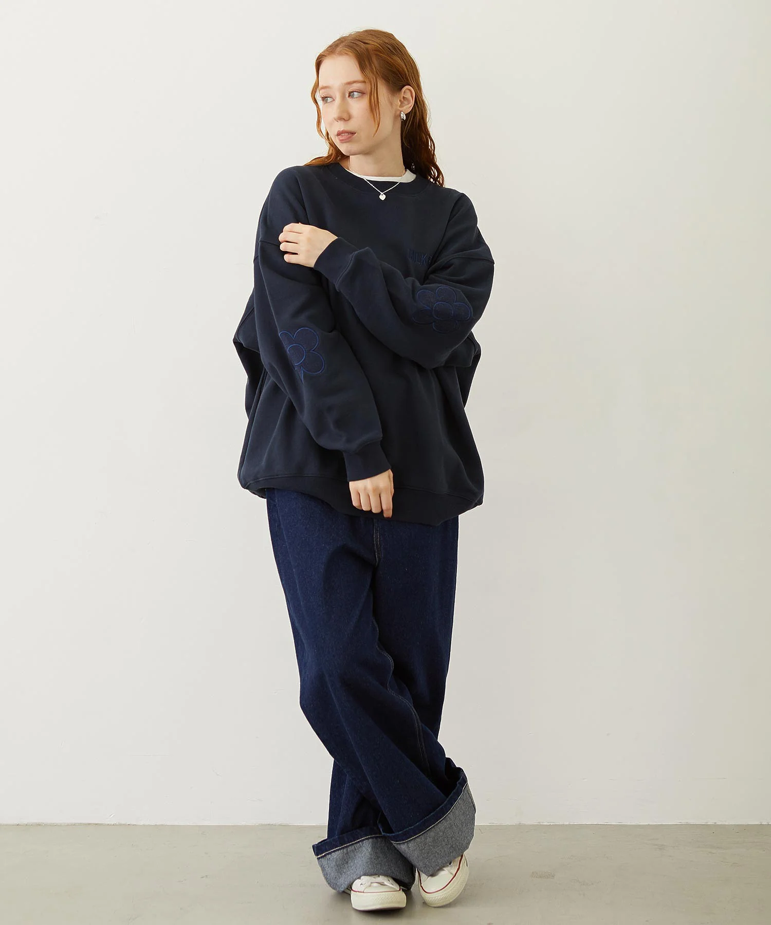 FLOWER ELBOW PATCH SWEAT TOP - Image 26