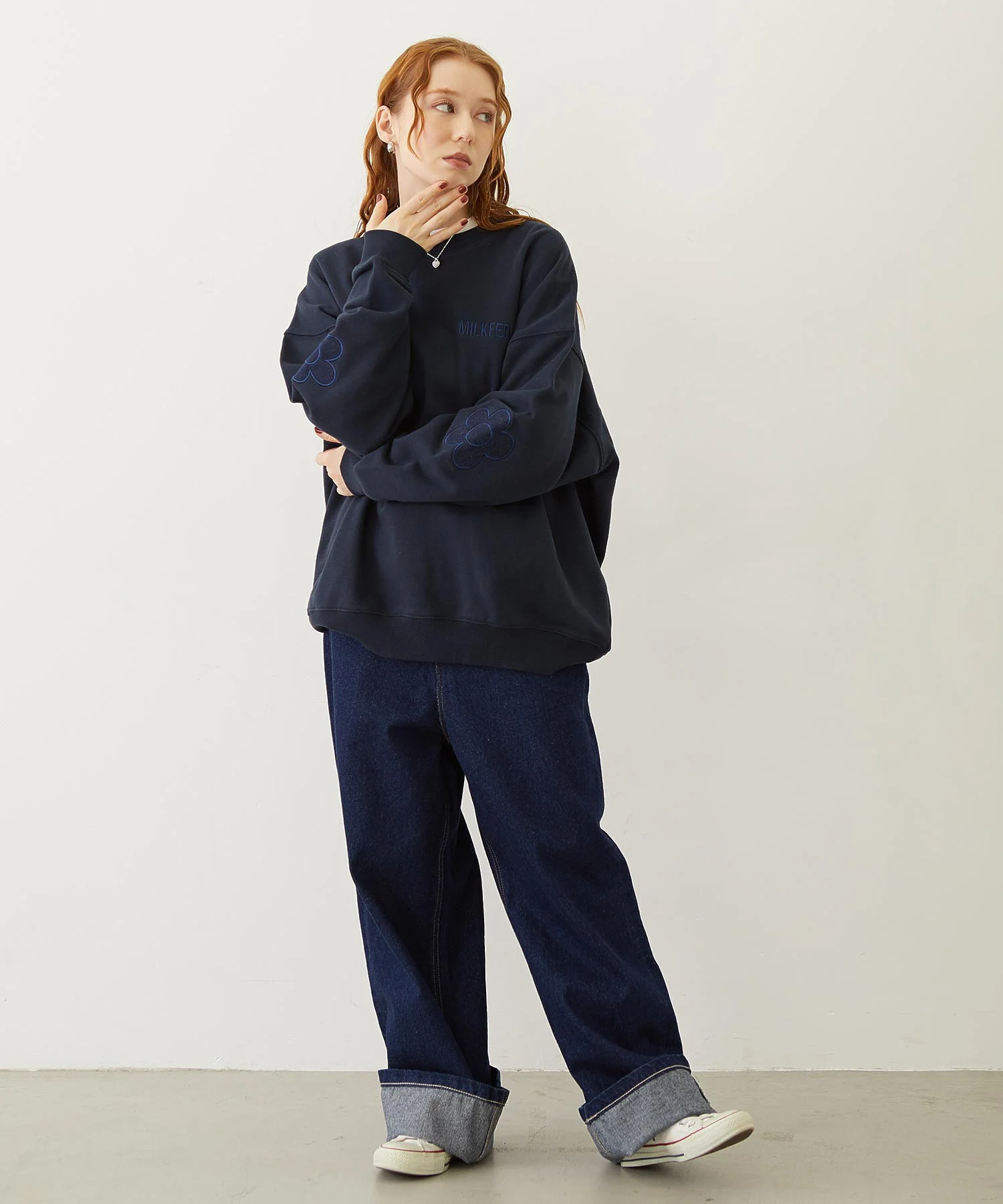 FLOWER ELBOW PATCH SWEAT TOP - Image 28