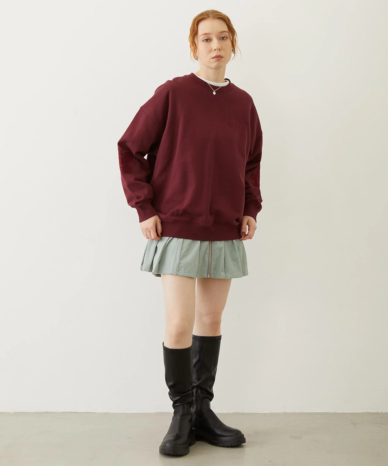 FLOWER ELBOW PATCH SWEAT TOP - Image 31