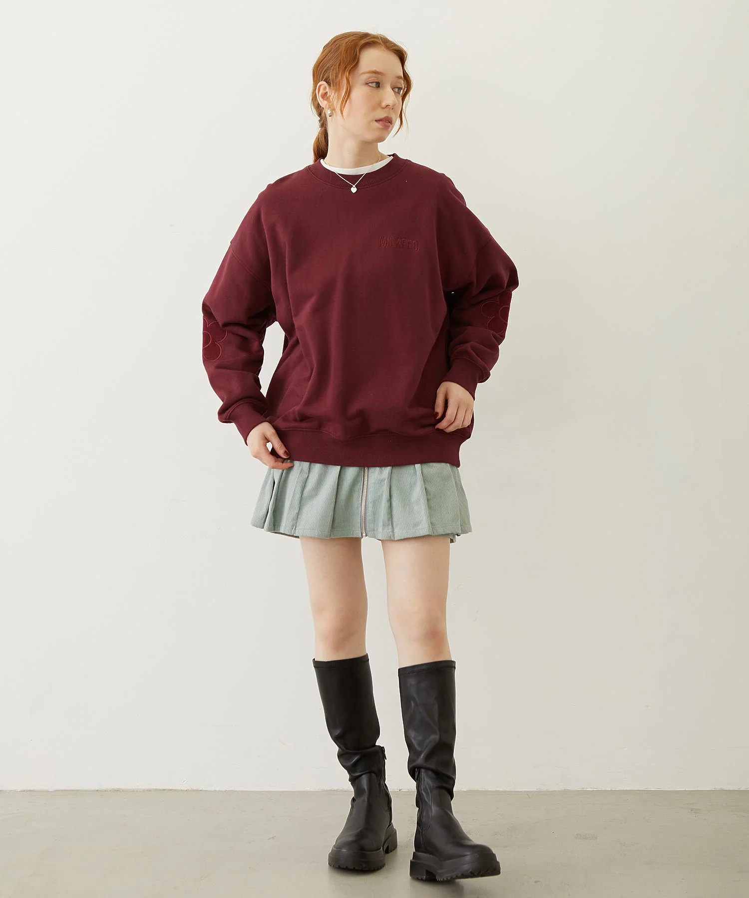 FLOWER ELBOW PATCH SWEAT TOP - Image 33