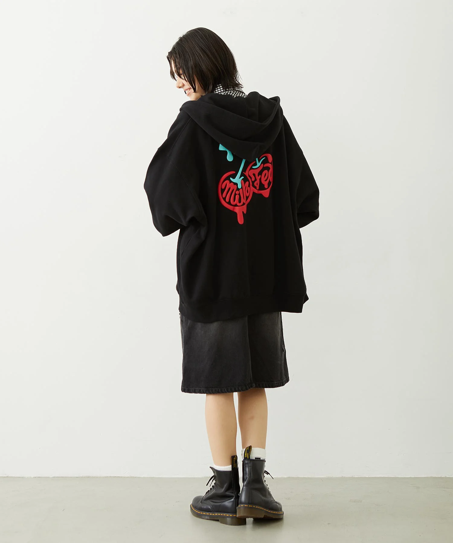 MELTY CHERRY WIDE ZIP UP HOODIE - Image 16
