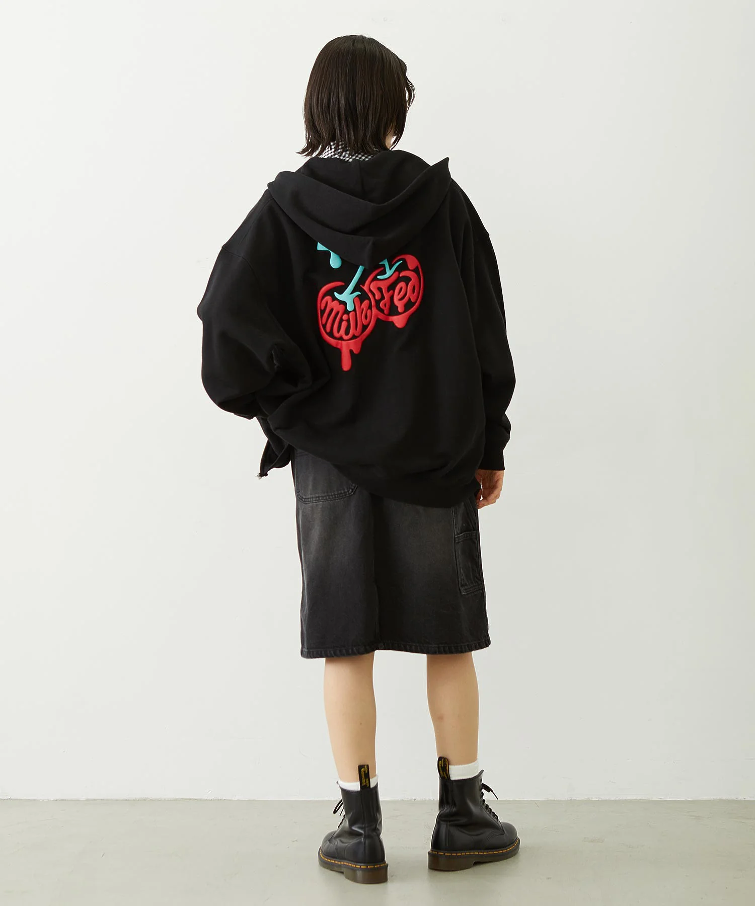 MELTY CHERRY WIDE ZIP UP HOODIE - Image 17