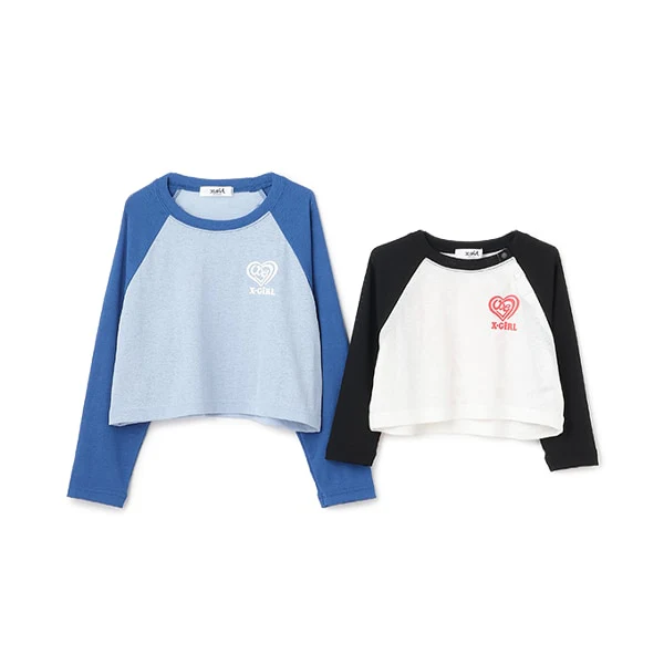 ハートロゴラグランシアー長袖Tシャツ - Image 11