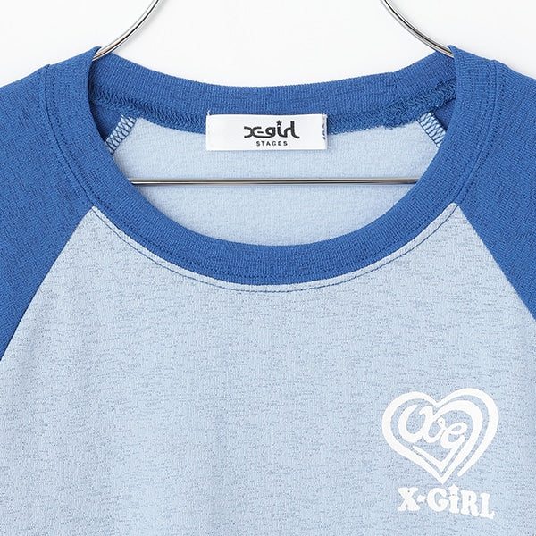 ハートロゴラグランシアー長袖Tシャツ - Image 5