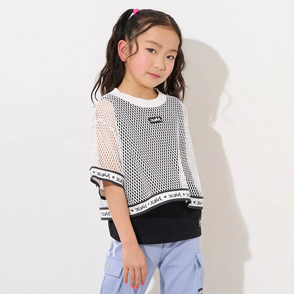 メッシュ半袖Tシャツ&タンクトップセット - Image 4