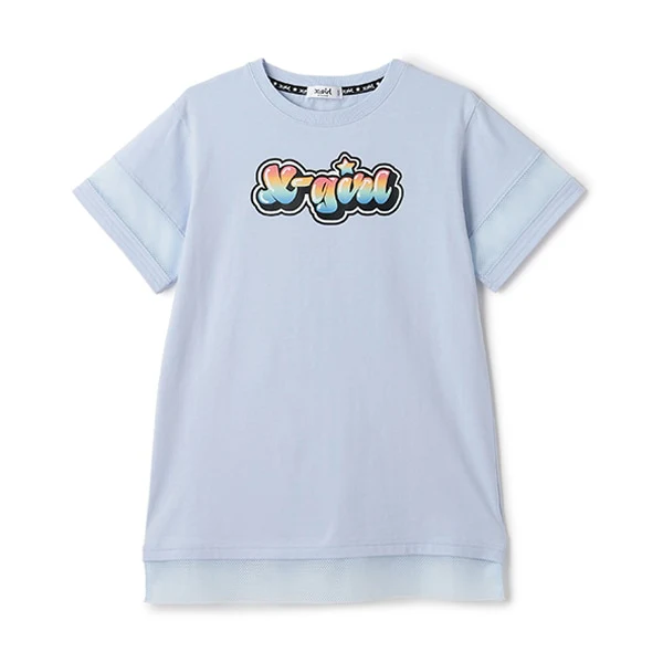 グラフィティロゴメッシュ切替Tワンピース - Image 3