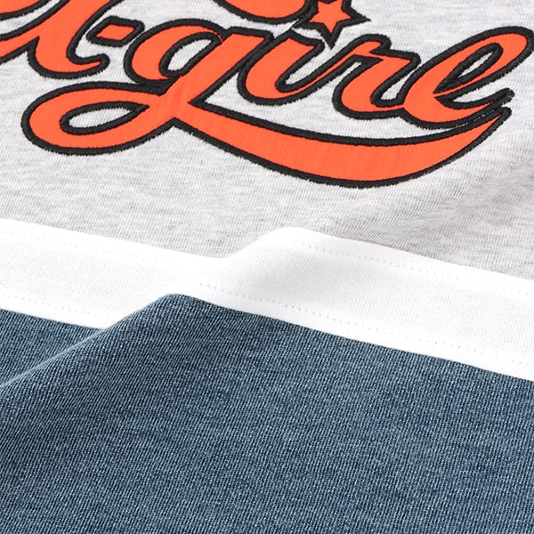 配色切替ロゴアップリケ半袖Tシャツ - Image 11