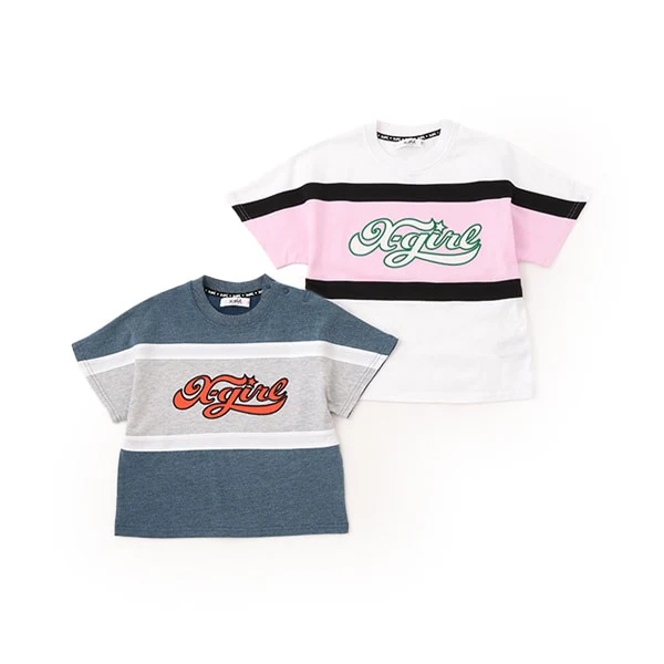 配色切替ロゴアップリケ半袖Tシャツ - Image 12