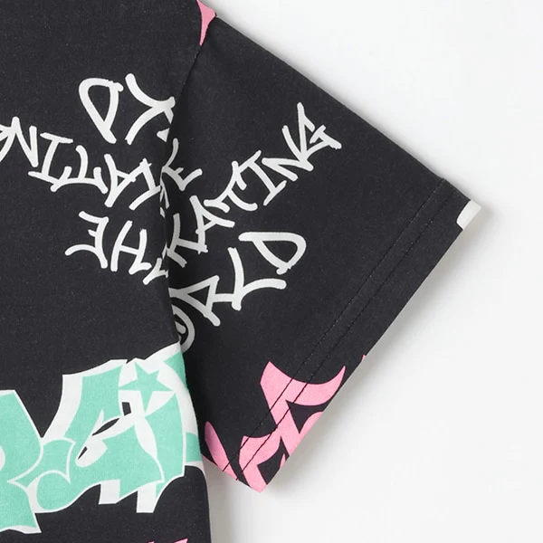 グラフィティ総柄半袖Tシャツ - Image 5