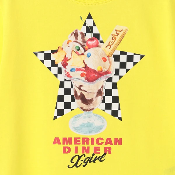 ダイナーパフェプリント半袖Tシャツ - Image 6