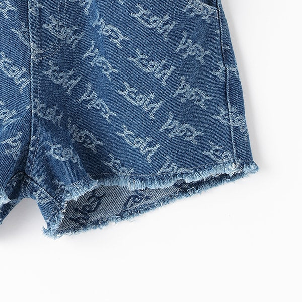 ロゴジャガードデニムショートパンツ - Image 8