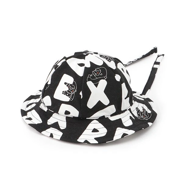 総柄ファニーゴリラベビーハット - Image 3