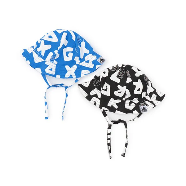 総柄ファニーゴリラベビーハット - Image 6