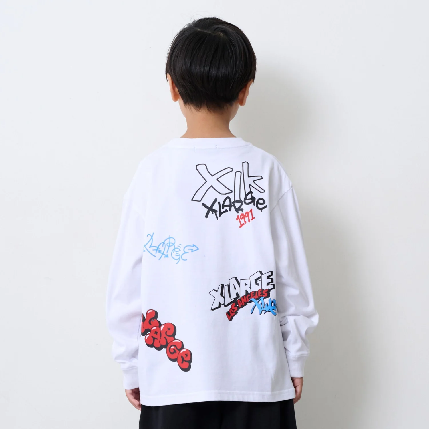 総柄グラフィティ長袖Tシャツ - Image 13