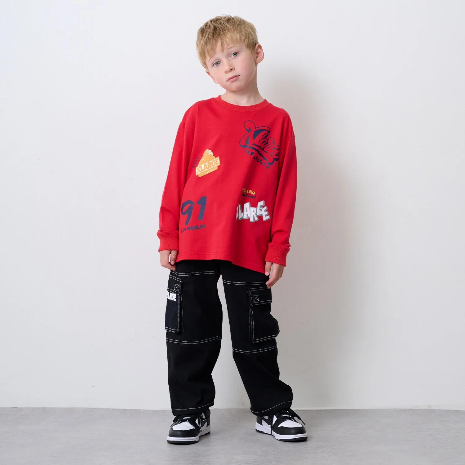 総柄グラフィティ長袖Tシャツ - Image 17