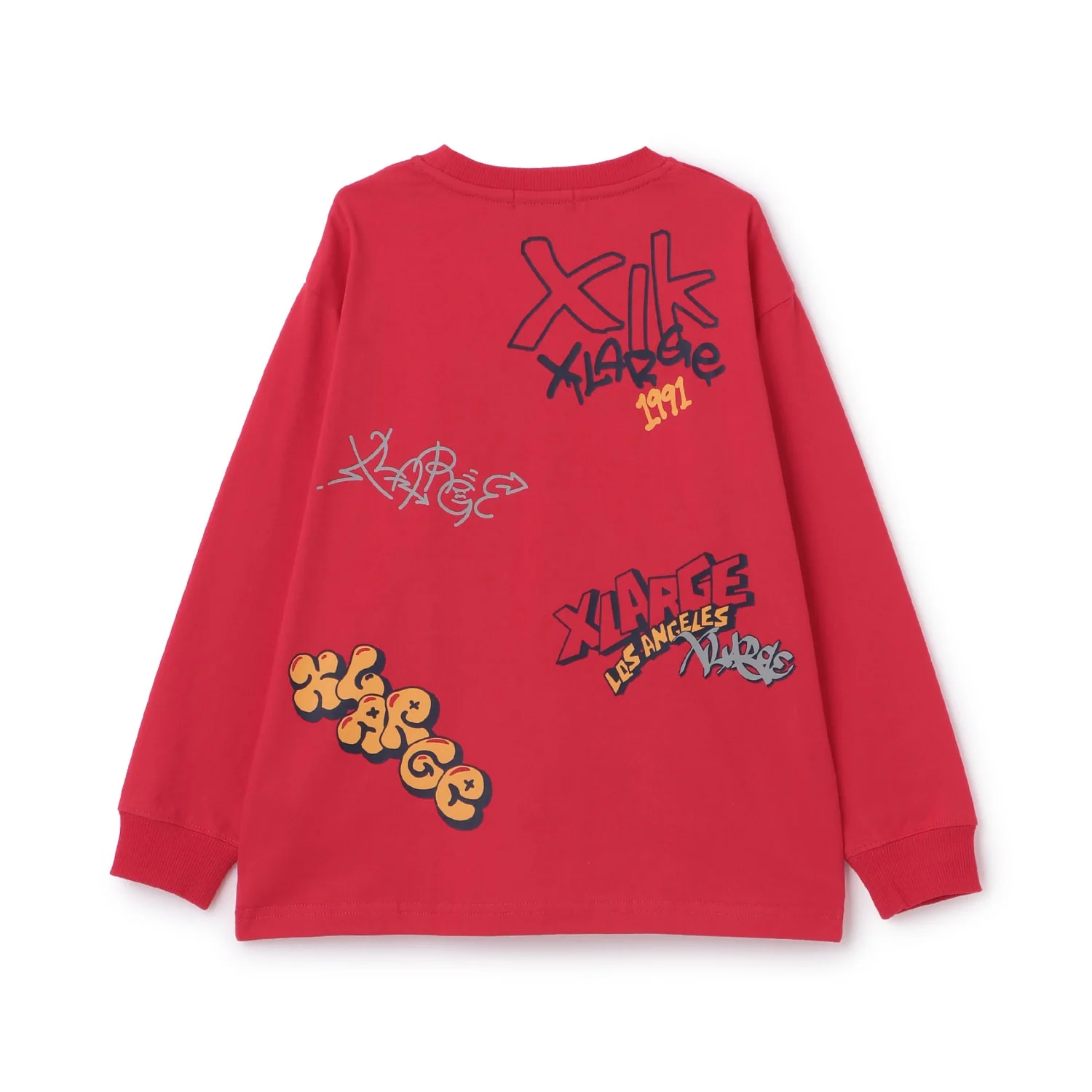 総柄グラフィティ長袖Tシャツ - Image 4