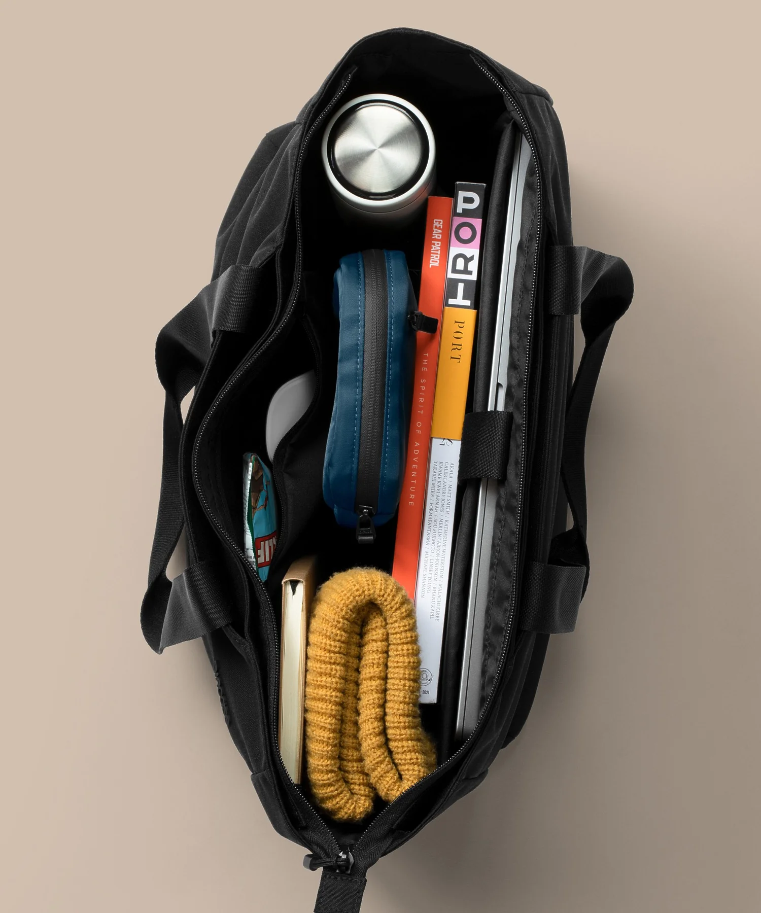 INCO300714-BLK Incase City Market Tote with Cordura - Black - Image 16