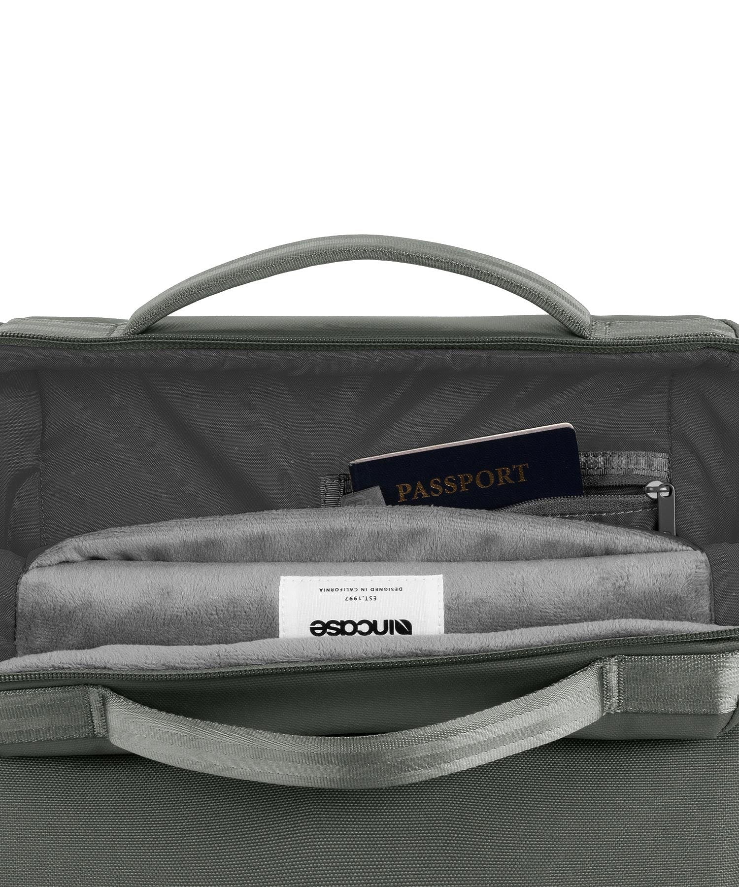 INCO100685-SIV Incase A R C Tech Tote - Smoked Ivy - Image 13