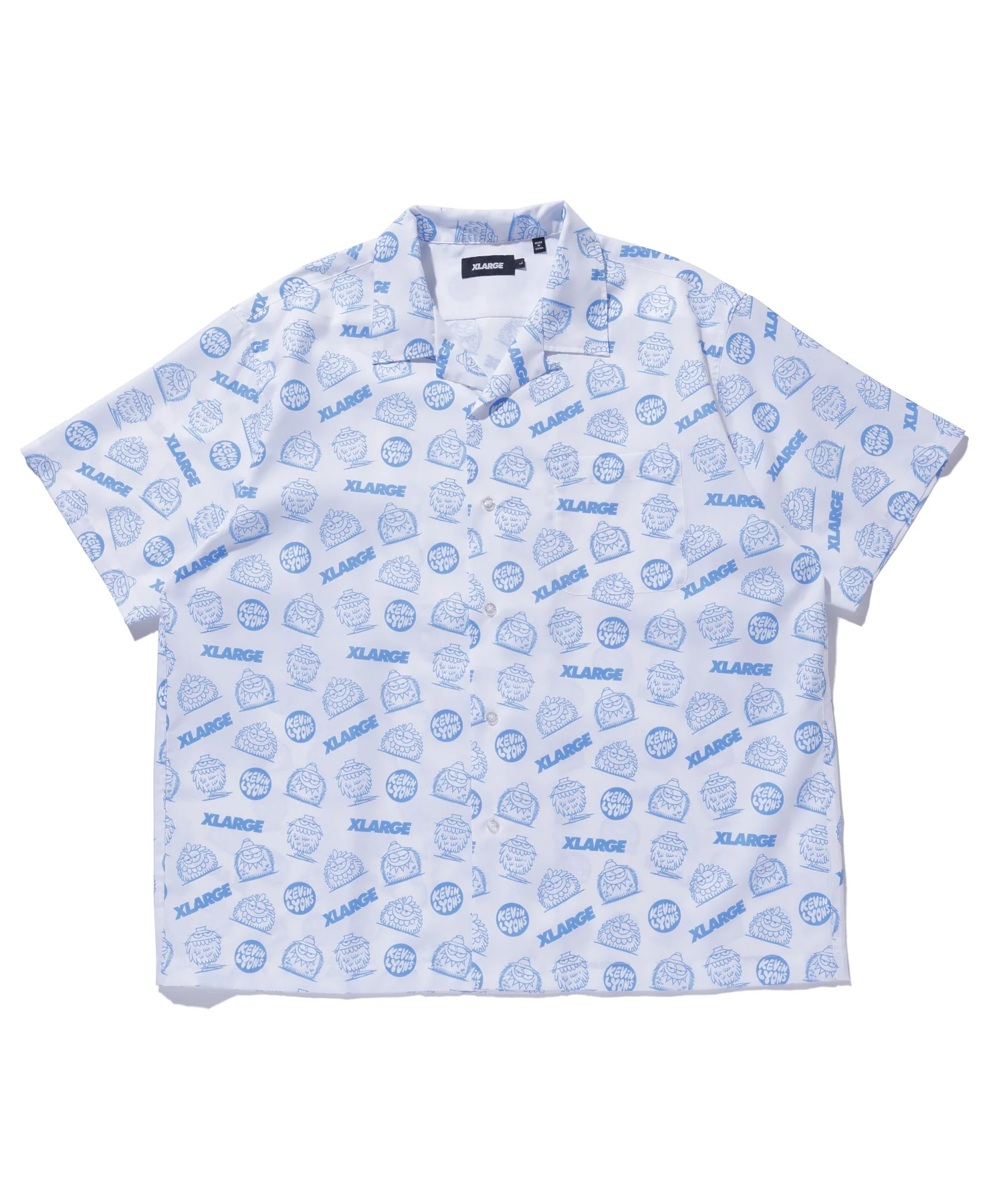 XLARGE×KEVIN LYONS OPEN COLLAR S/S SHIRT - Image 6
