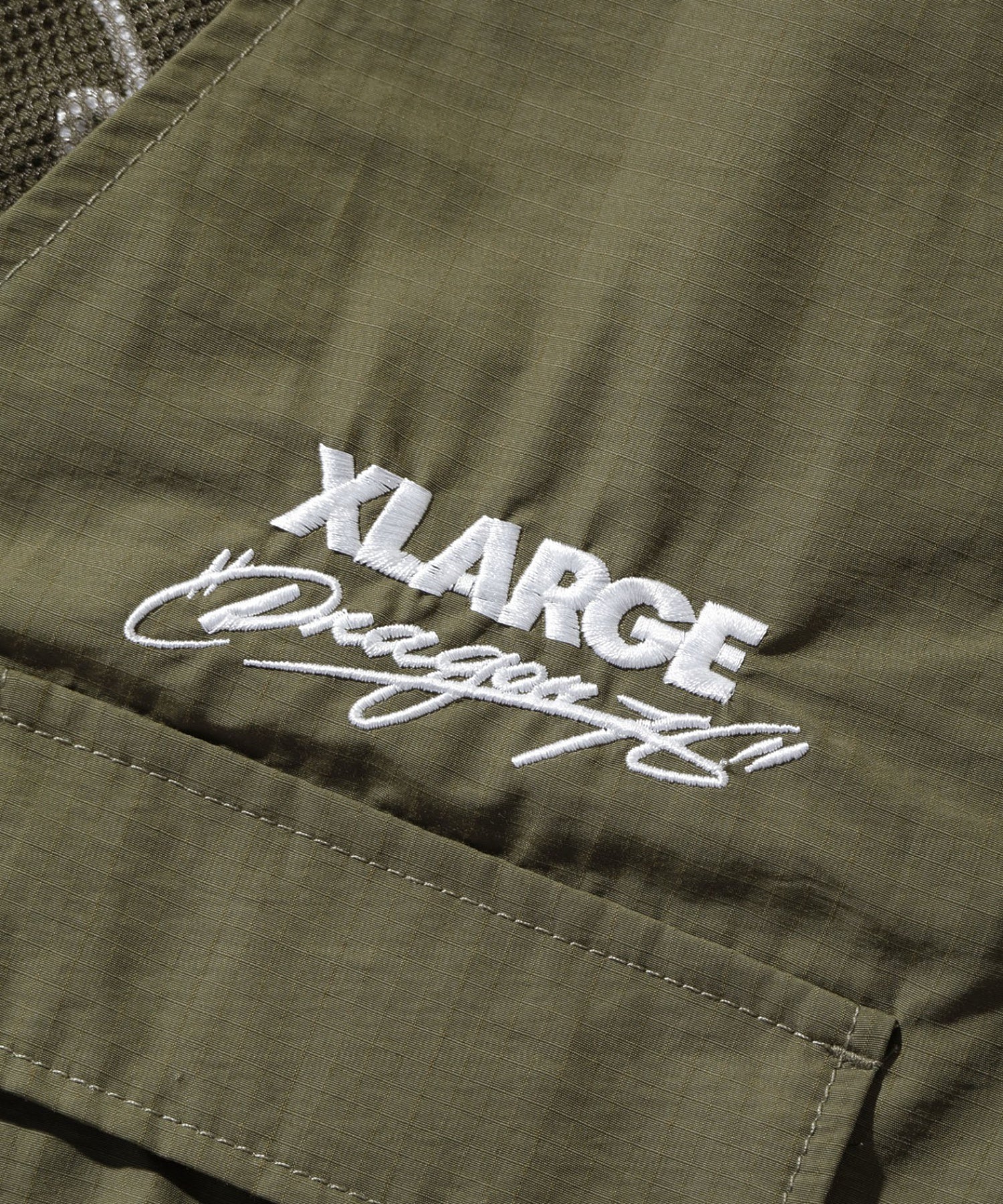 XLARGE×Dragon76 MILITARY VEST calif-ART - Image 3