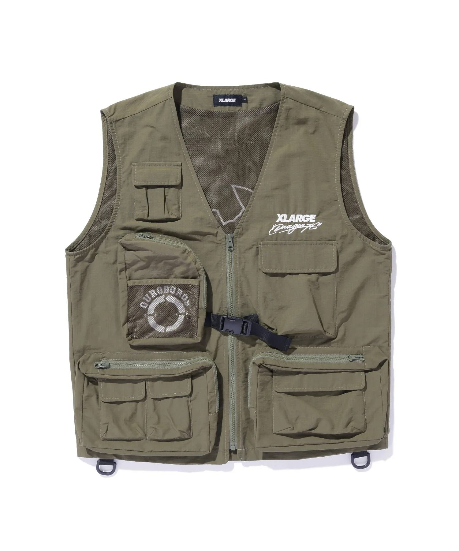 XLARGE×Dragon76 MILITARY VEST calif-ART - Image 8
