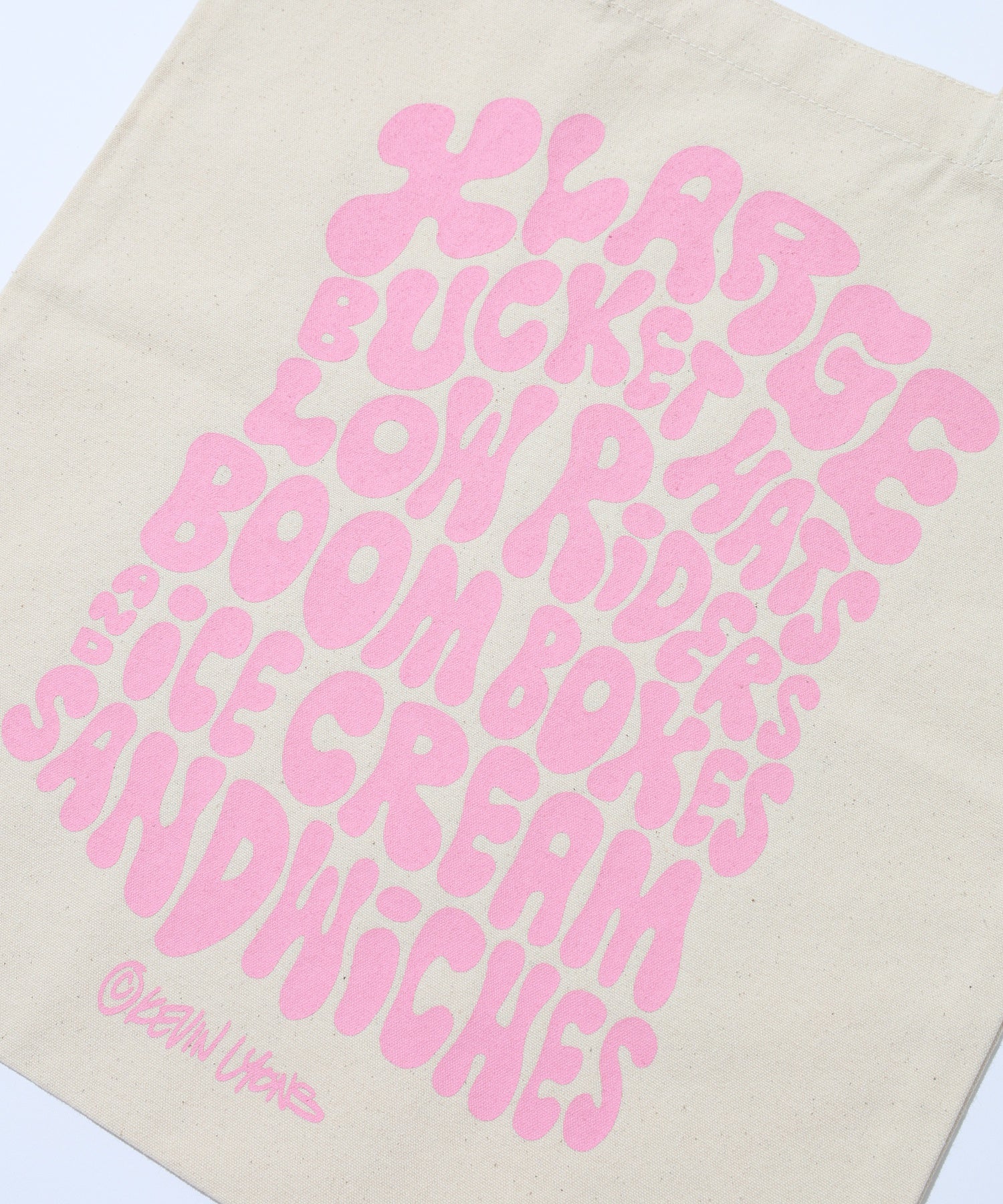 XLARGE×KEVIN LYONS TOTE BAG calif-ART - Image 4