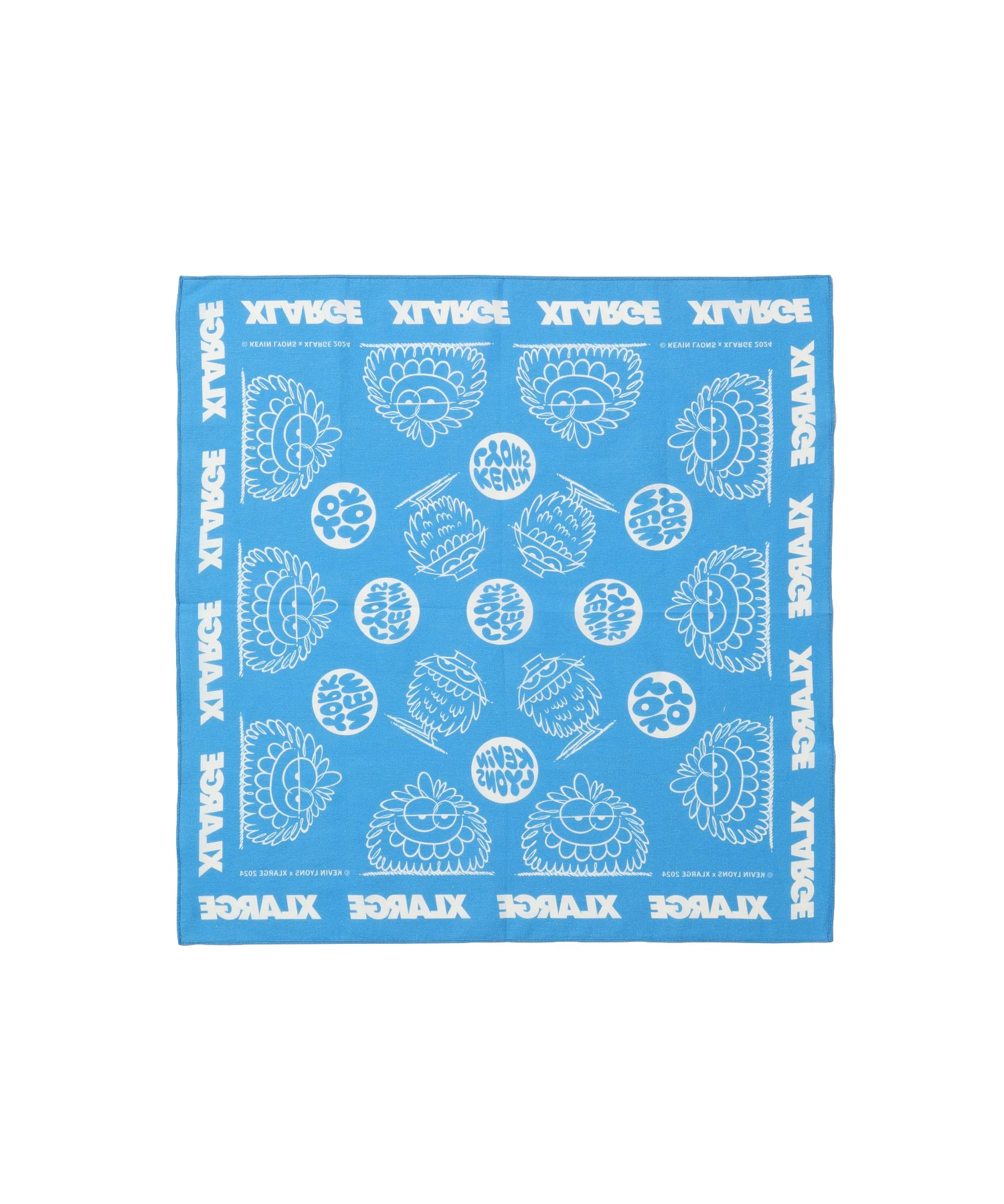 XLARGE×KEVIN LYONS BANDANA calif-ART - Image 3