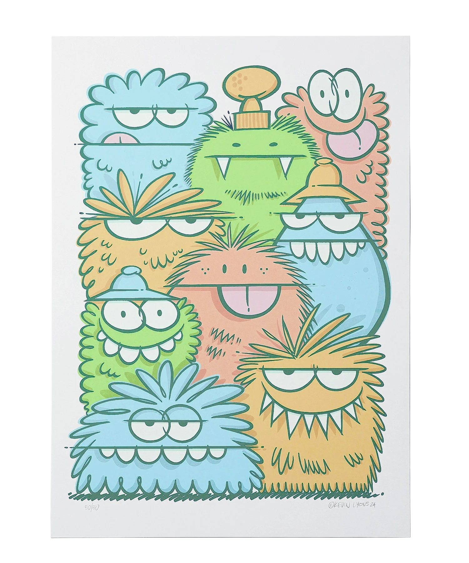 KEVIN LYONS HARAJUKU MONSTER PARTY calif-ART - Image 5