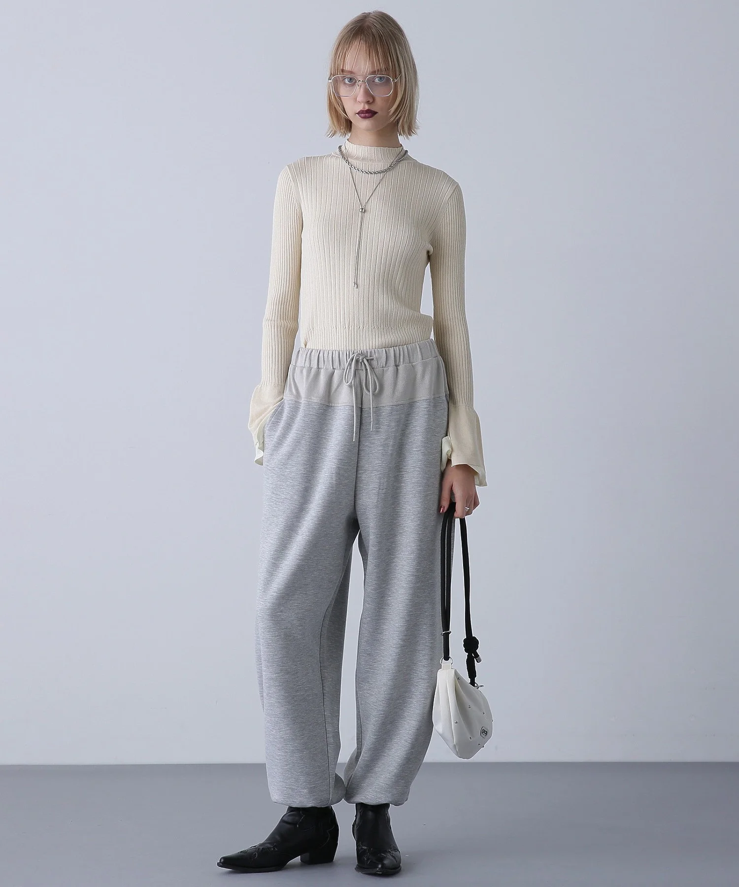 フレアスリーブリブニット - Image 14