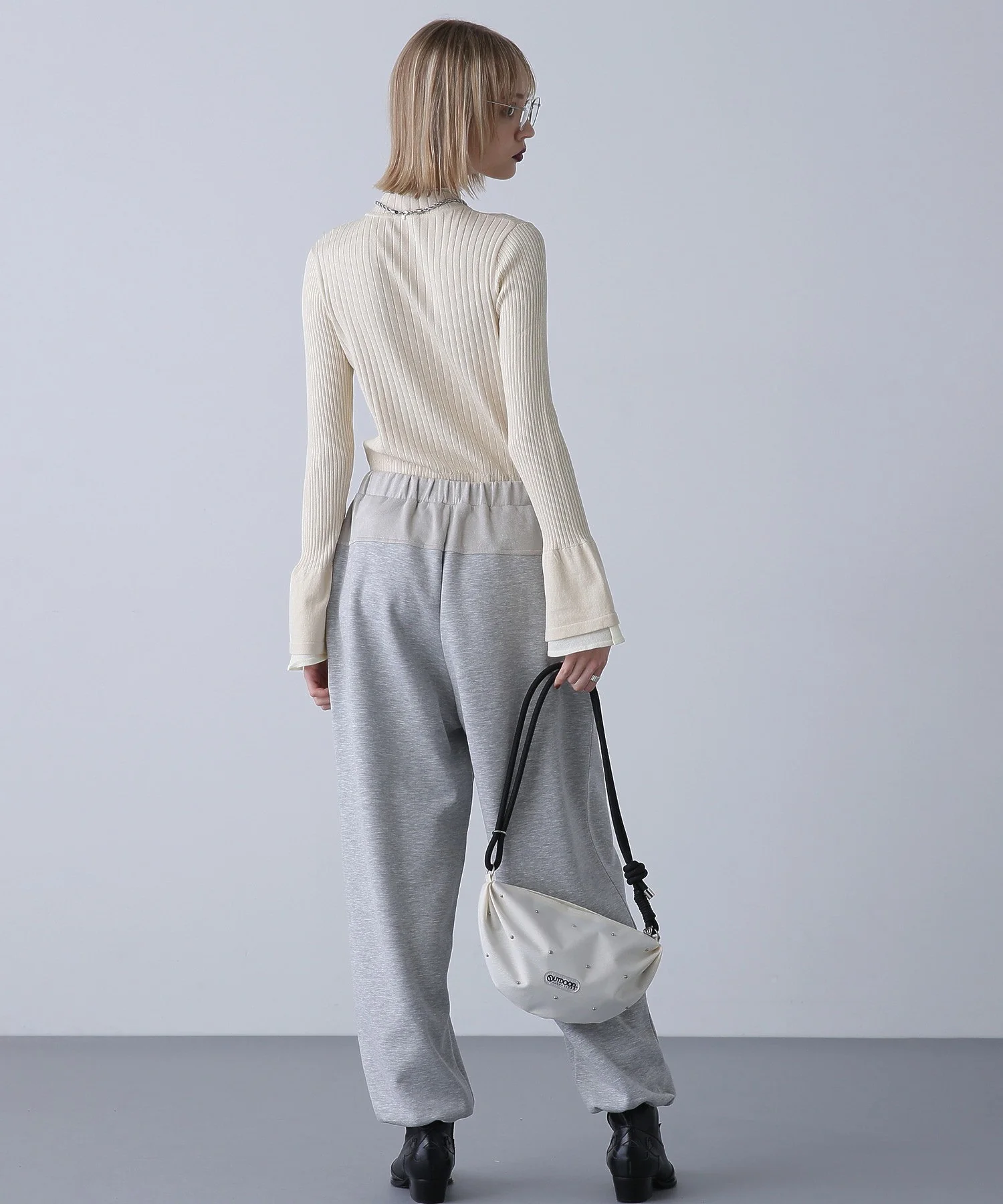 フレアスリーブリブニット - Image 16