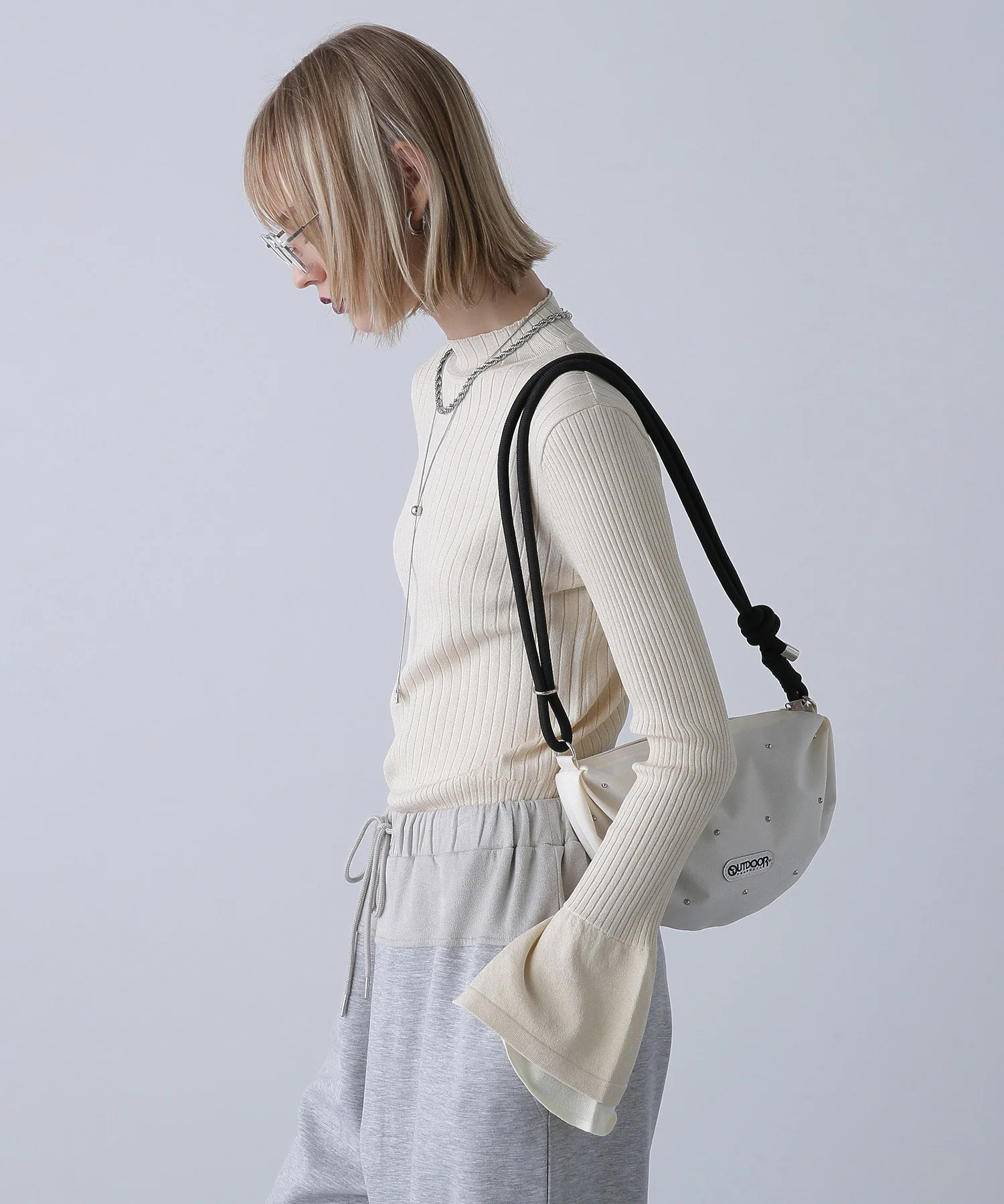 フレアスリーブリブニット - Image 17