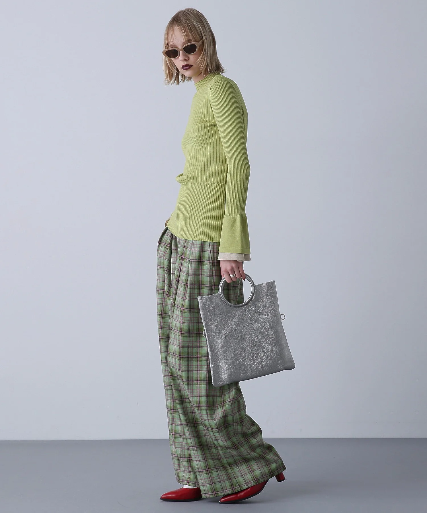 フレアスリーブリブニット - Image 22