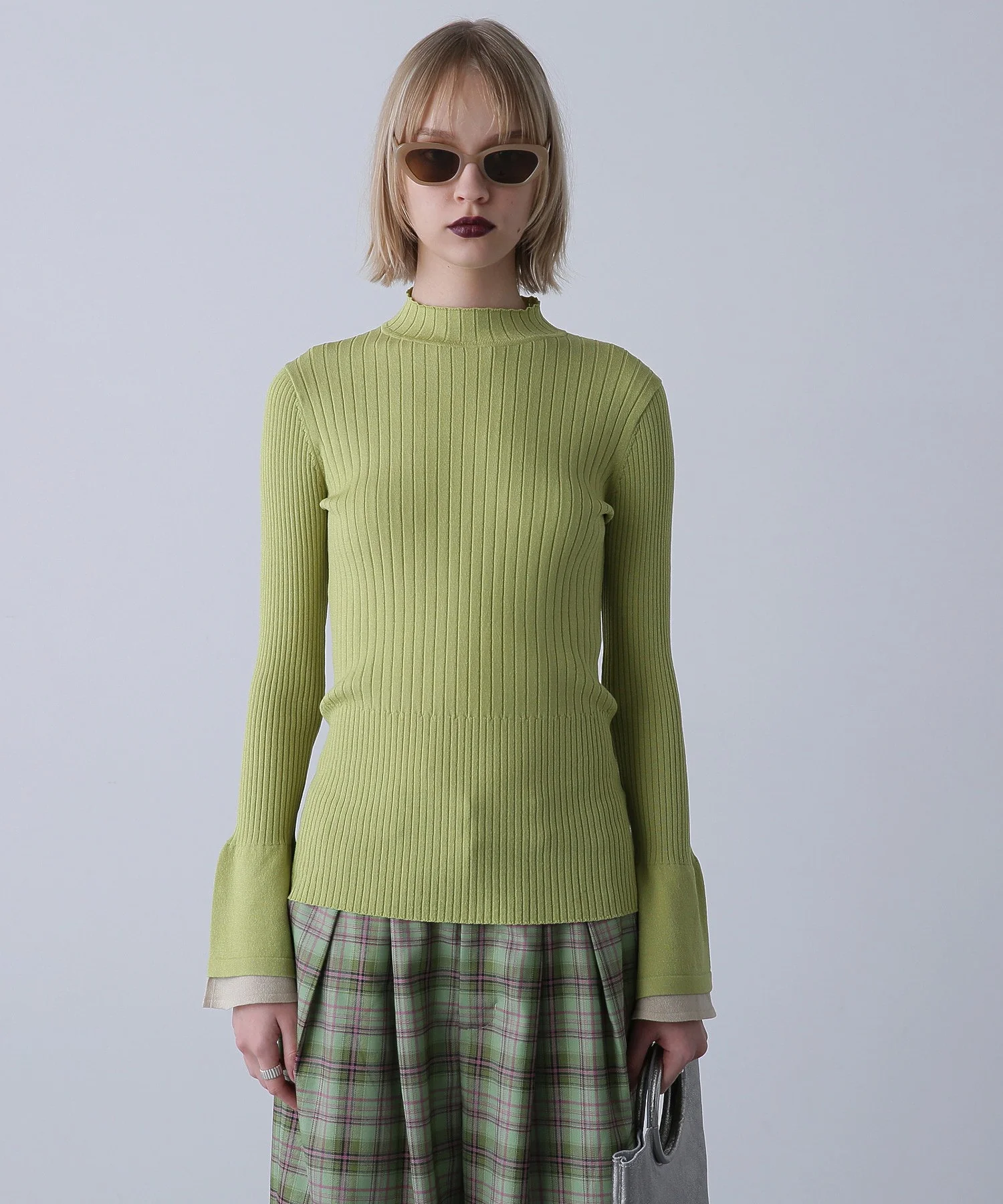 フレアスリーブリブニット - Image 24