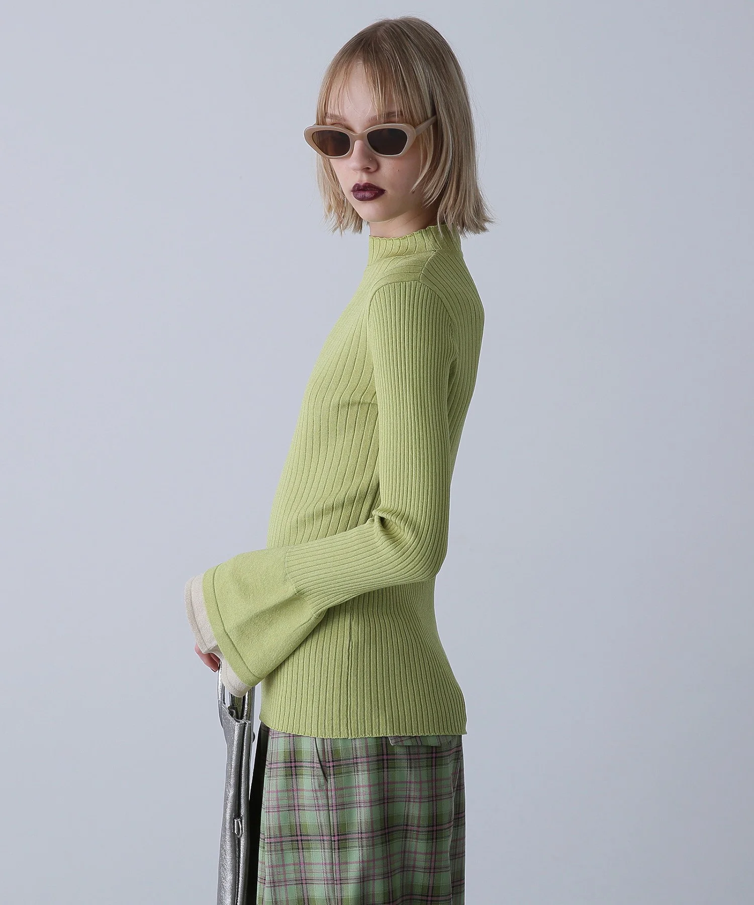 フレアスリーブリブニット - Image 25