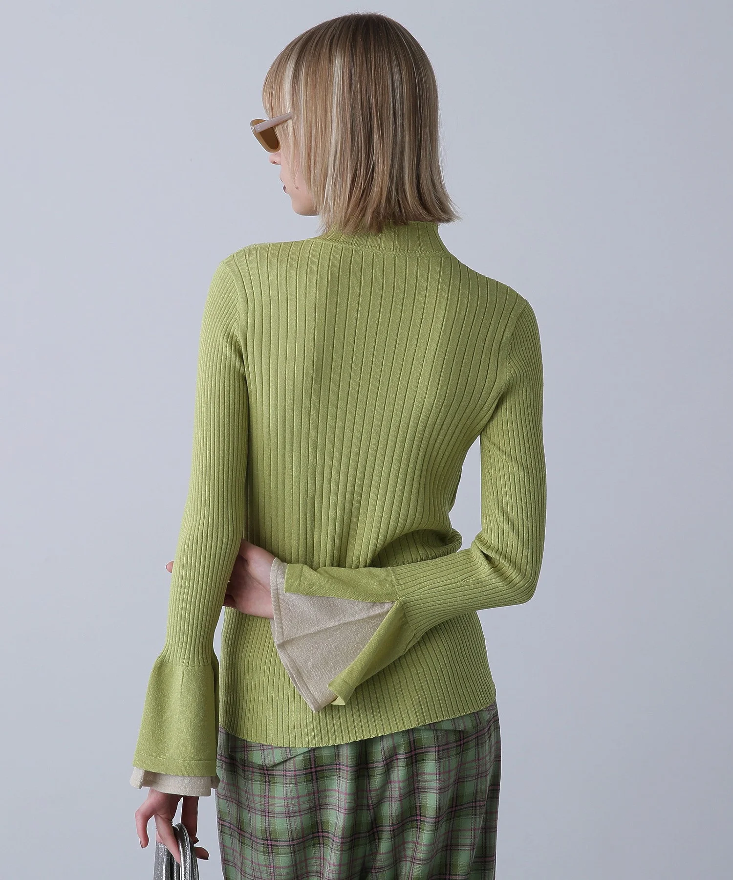 フレアスリーブリブニット - Image 26