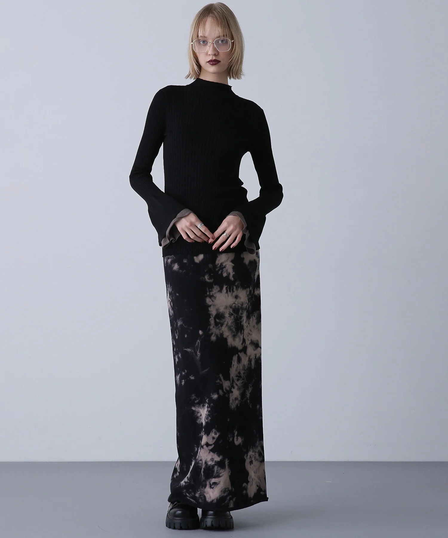 フレアスリーブリブニット - Image 31