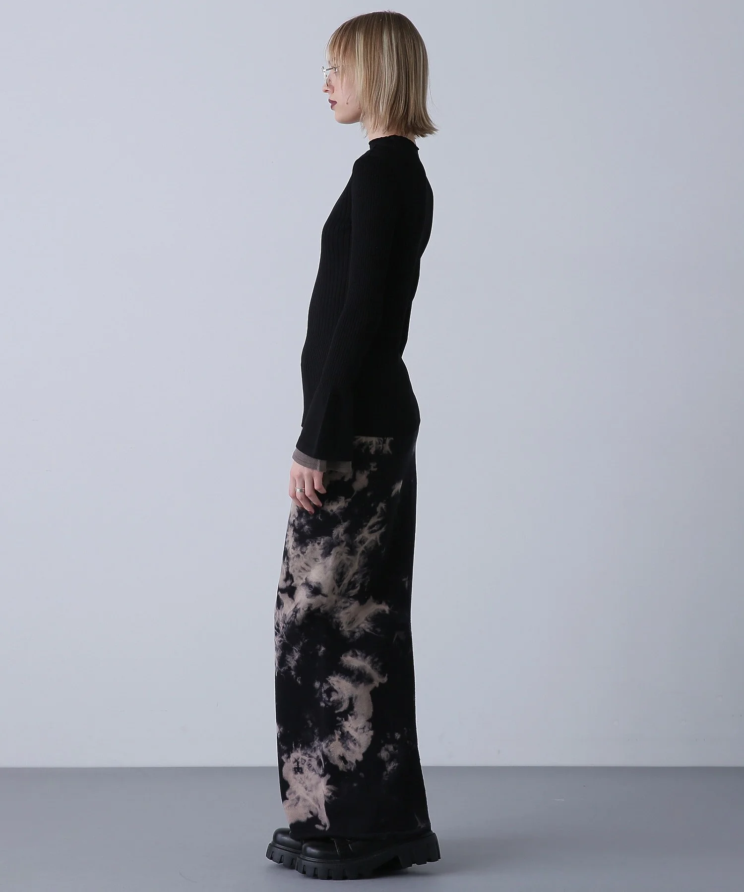 フレアスリーブリブニット - Image 32