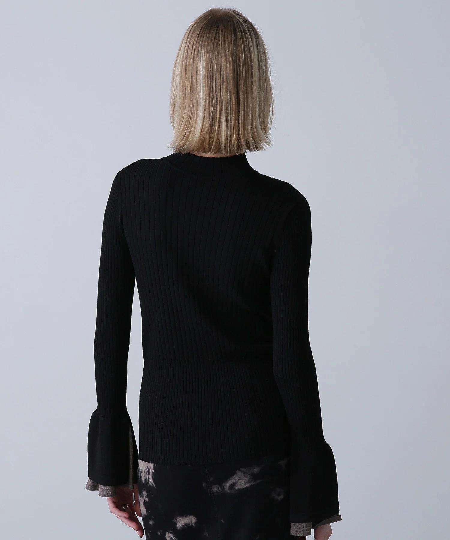 フレアスリーブリブニット - Image 36