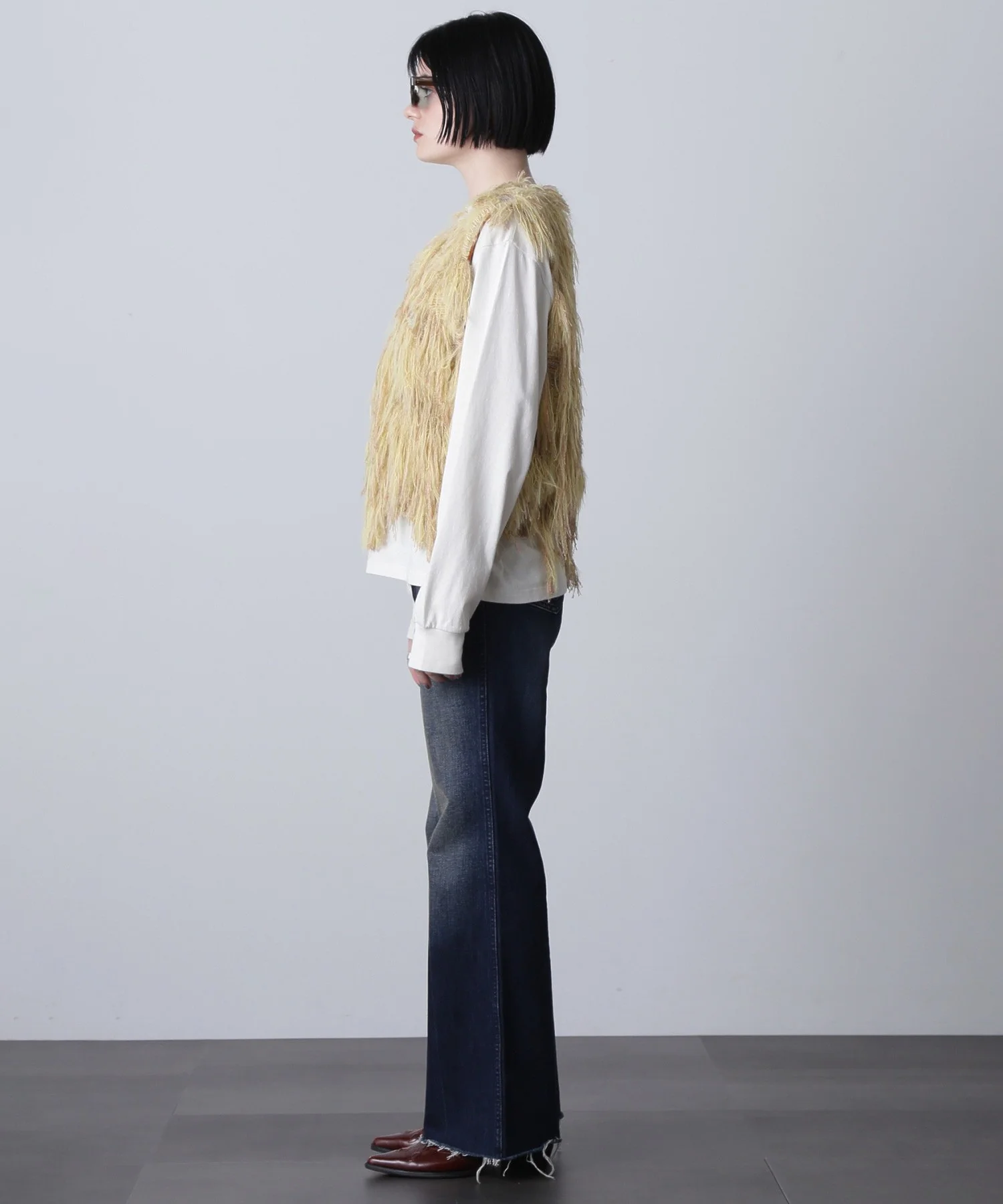 ジャカードフリンジベスト - Image 3