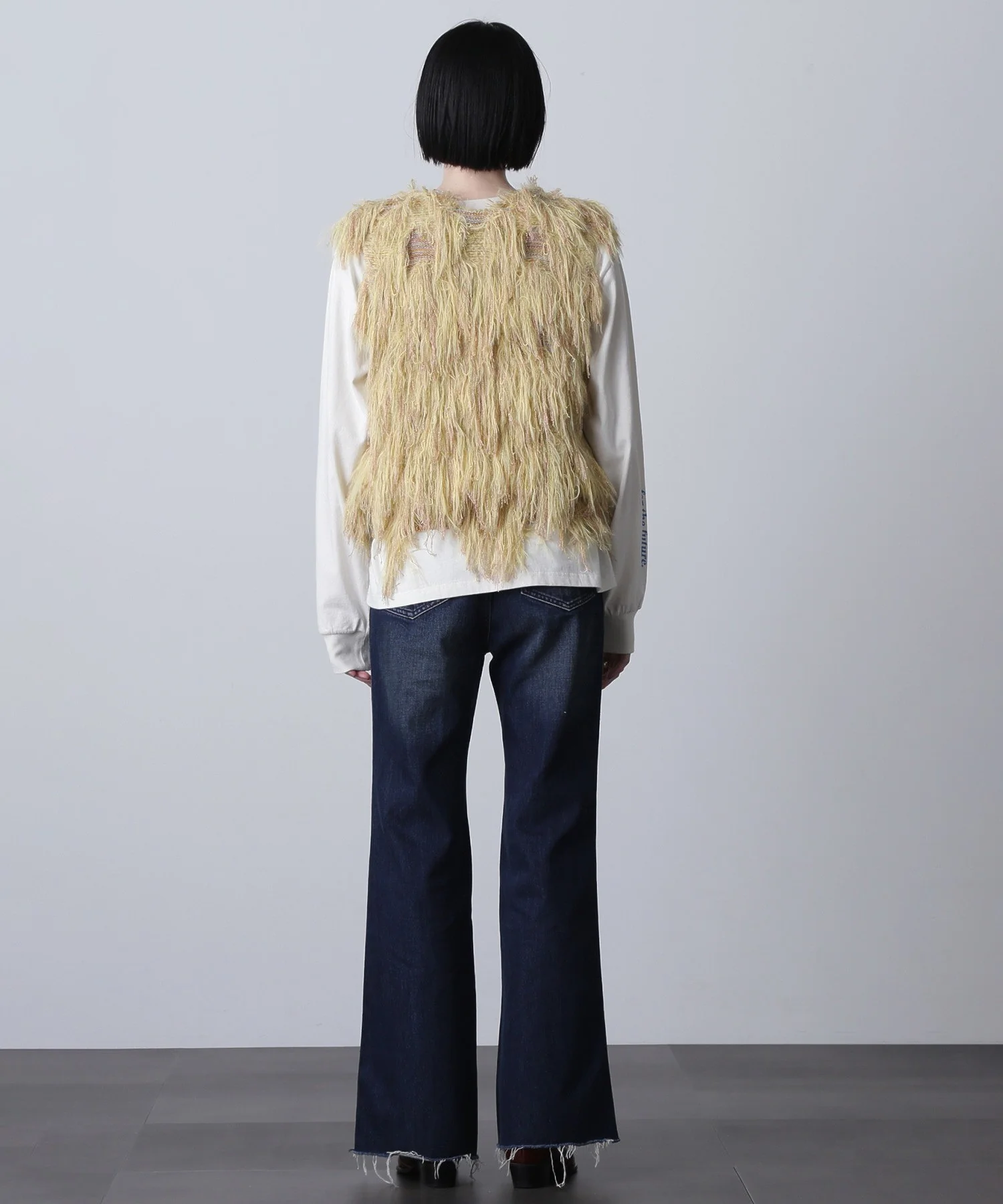 ジャカードフリンジベスト - Image 4
