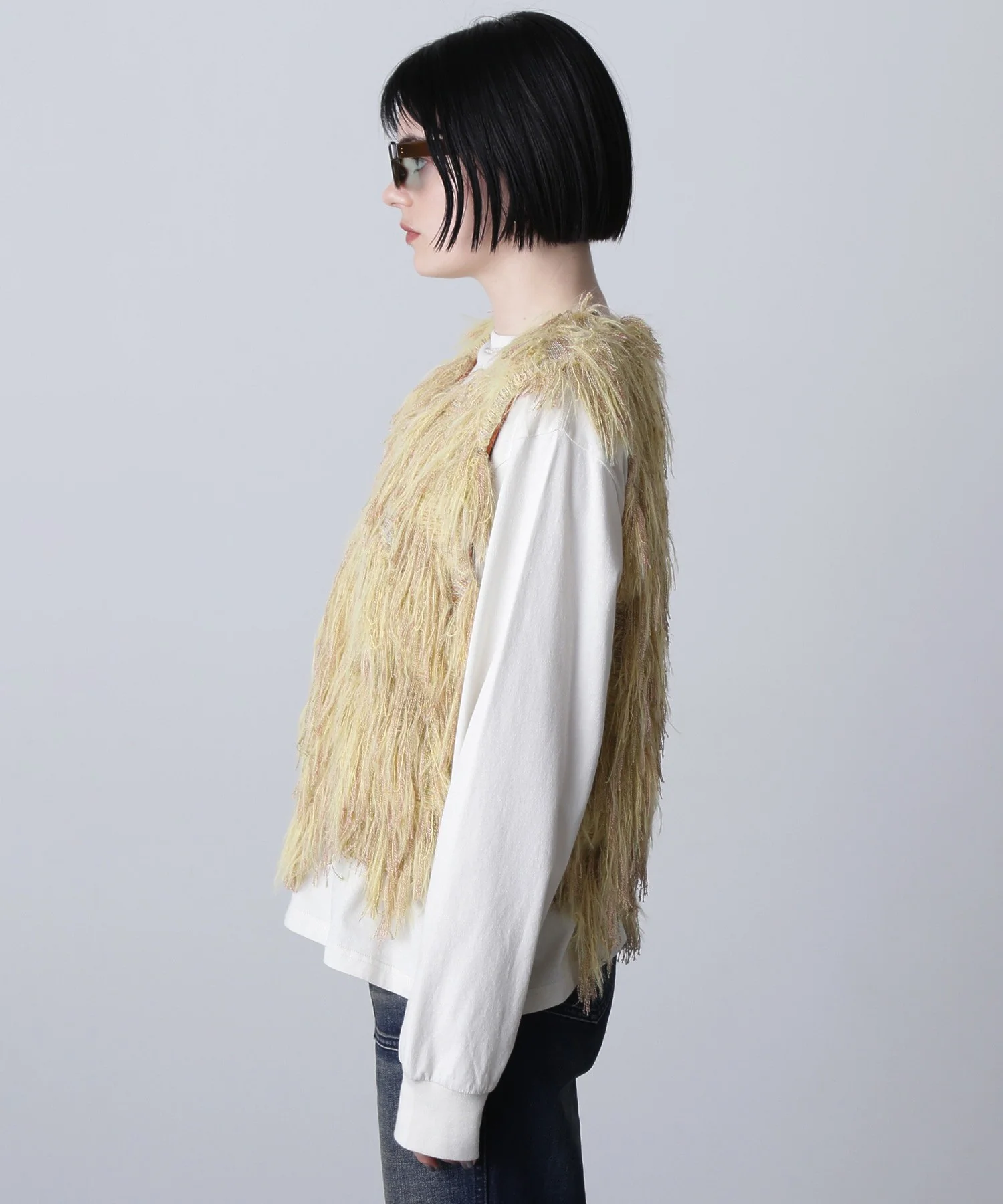 ジャカードフリンジベスト - Image 6