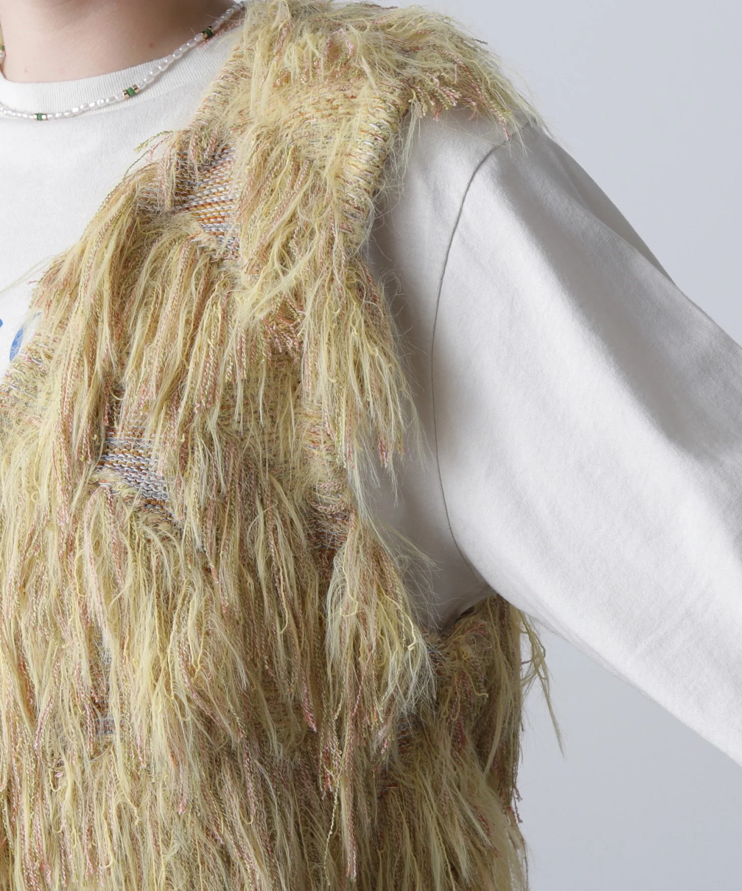 ジャカードフリンジベスト - Image 9