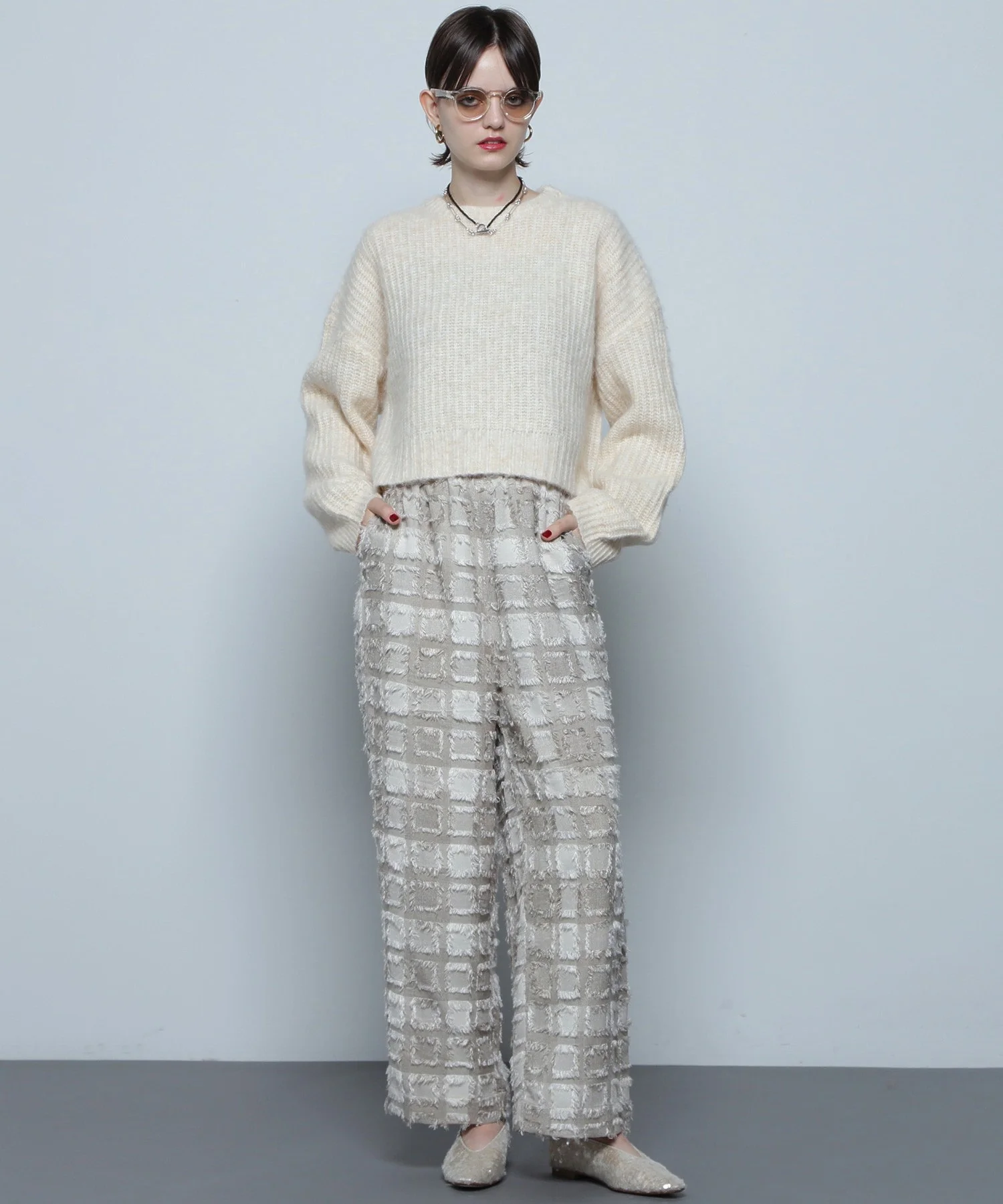 チェックイージーパンツ - Image 10