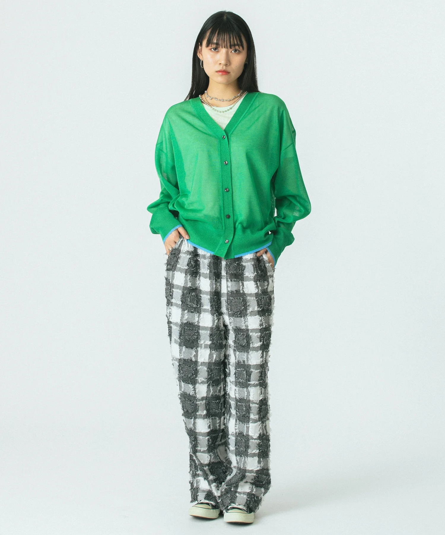 チェックイージーパンツ - Image 33